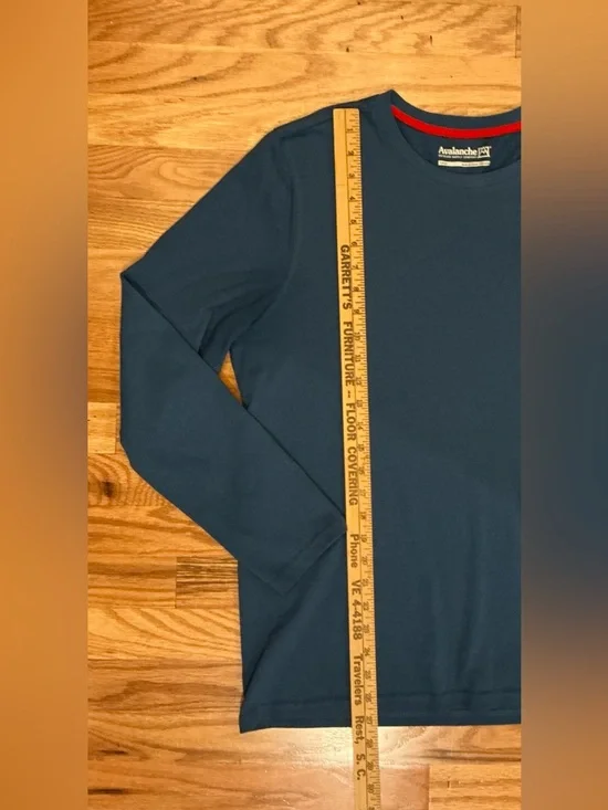 Men’s Long Sleeve Crew AVALANCHE The Outdoor Supply Company Size Large - Picture 3 of 5